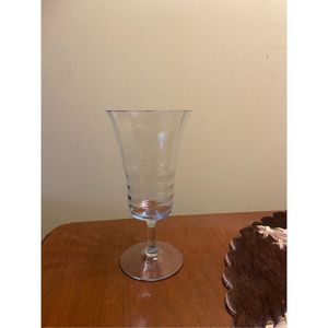 11 Blue cocktail or champagne glasses vintage set of 11 A24